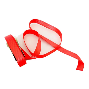 19.5feet 1inch lc1100lbs Ratchet Tie xuống dây đai không có móc đỏ Polyester Webbing dây đeo - Product Image 4