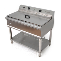 Friteuse Électrique Professionnelle Commerciale 76L à Cuve Unique pour Restaurant