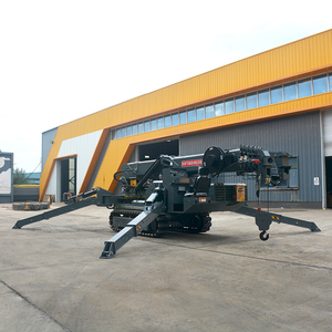 Grua a ragno mobile 8T 10T certificata CE con cestello portapersonale e sollevatore <span class=keywords><strong>per</strong></span> vetri <span class=keywords><strong>per</strong></span> installazioni edili esterne - Product Image 5