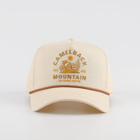 Casquette de baseball en coton sergé Oxford à 5 panneaux, personnalisable avec logo brodé plat, boucle en cuivre doré, décontractée et respirante, vente en gros