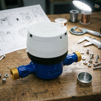 Factory Price Horizontal Volumetric Cold Water Meter DN15 IP68 Protection Brass Material 2.5m3/h Flow Rate OEM Customizable