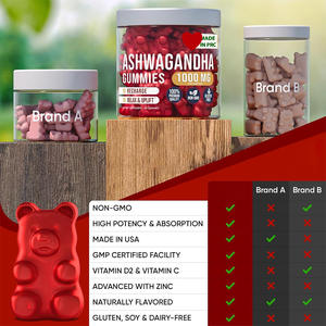 Permen Kunyah Ashwagandha OEM Ekstrak Akar Ashwagandha Vitamin C Suplemen Bubuk Ashwagandha untuk Tidur, Mengatur Stres, dan Keseimbangan - Product Image 5
