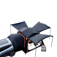 Carpa de Techo para Auto, Tipo Extendido para las Cuatro Estaciones, Camuflaje, Impermeable, de Instalación Rápida, para SUV, Toldo Trasero para Auto, Tela Oxford