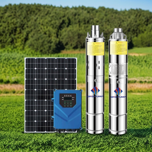 QNQ <strong>PUMP</strong> Bomba De Agua Sumergible <strong>Solar</strong> 500W 42-100V <strong>Solar</strong> Borehole <strong>Submersible</strong> Water <strong>Pump</strong> System for Agriculture - Product Image 1