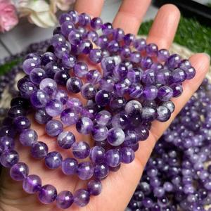 Braccialetto di perline di cristallo di chakra lucidato naturale 8 mm 7 bracciale di cristallo di occhio di <span class=keywords><strong>tigre</strong></span> ametista di quarzo rosa - Product Image 5