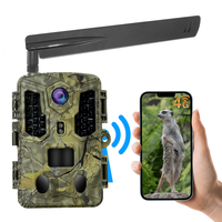 Фотоловушка SENSVISION 4G, 4K, с солнечной панелью, для охоты, наблюдения за дикой природой и безопасности на открытом воздухе