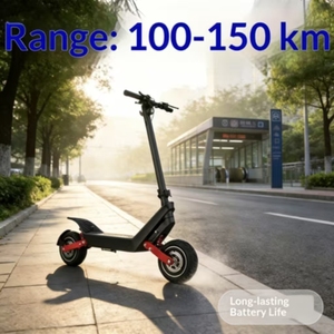 Bicicleta Eléctrica Plegable de 2 Ruedas para Adultos, Potente y Rápida, 1000W*2, Alcance de 100KM, Disponible en Almacenes de la UE y EE. UU., Scooter de Movilidad Plegable - Product Image 3