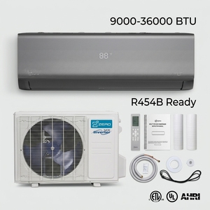 Supplier ZERO <b>Mini</b> Split <b>Air</b> <b>Conditioner</b> 9000-36000 BTU R454B Ready AC Ductless Heat Pump Wall Mounted Household <b>Air</b> <b>Conditioner</b> - Product Image 1