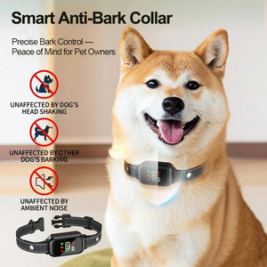 Collier anti-aboiement automatique amélioré, étanche, rechargeable, avec écran LCD, pour toutes les races de chiens - Product Image 2