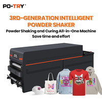 PO-TRY 60cm DTF poudre secouant la Machine pour thermofusible impression nouvel état 1 an de garantie DTF imprimante Type de plaque