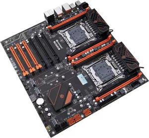 Huanzhi X99-F8D PLUS เมนบอร์ดสองช่องทางชิปเซ็ต C612 Intel เกมการแสดงผลปัญญาประดิษฐ์ซีพียูแบบเปิดหลาย E5 - Product Image 4
