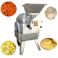 Elektrische groente- en fruitsnijmachine 220V motor aangedreven multifunctionele industriële snijmachine