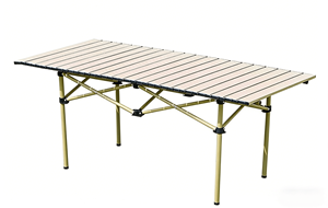 <span class=keywords><strong>Table</strong></span> de pique-nique pliable portable pour le <span class=keywords><strong>camping</strong></span> en plein air, construction facile à monter, idéale pour les pique-niques en plein air, la plage, la randonnée, la pêche, les barbecues et les voyages - Product Image 2