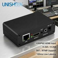 Encodeur vidéo matériel Unisheen BM1000H Mini H.264 H.265 1080P HDMI prenant en charge SRT RTMP RTSP à faible latence