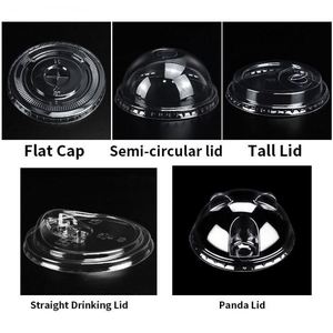 Vasos Desechables Transparentes de Plástico PET con Tapas, Calibre 98, 12/14/16/18/20/24 oz, Logotipo Personalizado para Café Helado, Latte, Jugo - Product Image 4