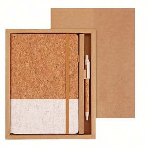 Carnet de notes personnalisé A5 écologique en paille de blé, simple, pour le bureau, cadeau promotionnel d'entreprise - Product Image 6