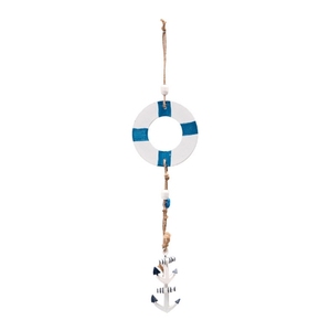 Colgante decorativo de estilo mediterráneo para colgar en la pared, jardín de infantes, faro colgante, <span class=keywords><strong>vela</strong></span>, artesanías de madera - Product Image 1