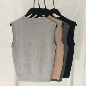 Pull tricoté surdimensionné pour femmes, <span class=keywords><strong>gilet</strong></span> pour adolescentes, automne et hiver - Product Image 2