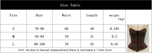 Vente en gros : Corset vintage sans bretelles, coupe courte, à carreaux, avec laçage, baleines intégrées, cintrant la <span class=keywords><strong>taille</strong></span>, coupe ajustée, respirant, pour femme - Product Image 6