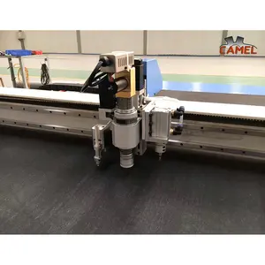 Digitale Automatische Oscillerende Apparel Patroon/Textiel/Doek/Kleding Ronde Mes Cutter Cnc Bekleding Stof Snijmachine