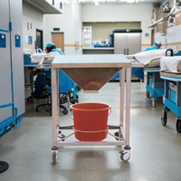 Chariot JQ-B31 de débridement de meubles de soins médicaux de chariot d'hôpital d'acier inoxydable
