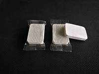 Serviettes jetables en fibre de bambou comprimées, emballage écologique, qualité supérieure, pratiques