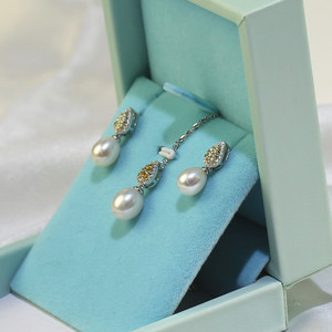FEIRUN 8Mm Drop 3A Perak 925 Baru Murah Mutiara <span class=keywords><strong>Dubai</strong></span> 3a <span class=keywords><strong>Set</strong></span> Kalung Mutiara Budidaya - Product Image 6