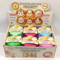 Jouet à presser Squishy Bun - Rebond lent, nouveau style, portable, doux et mignon, anti-stress amusant, jouet à presser parent-enfant