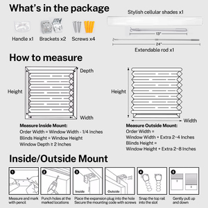 Dễ dàng cài đặt di động bóng râm từ trên xuống dưới lên tổ ong mù 20mm 25mm <span class=keywords><strong>38mm</strong></span> không khoan không dây rèm tổ ong di động sắc thái - Product Image 5