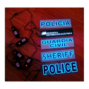 Chaleco de Seguridad <span class=keywords><strong>EL</strong></span> con Iluminación para tu Seguridad. <span class=keywords><strong>El</strong></span> guardián de los trabajadores de la noche y <span class=keywords><strong>el</strong></span> eliminador de accidentes. - Product Image 4
