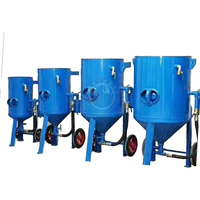 Machine de sablage sans poussière humide mobile Equipement de sablage humide pour l'élimination de la rouille Machine de sablage automatique
