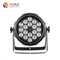Projecteur PAR étanche 180W avec 18 LED 10W (4-en-1 RGBW) pour scène, église, DJ, événements, bars