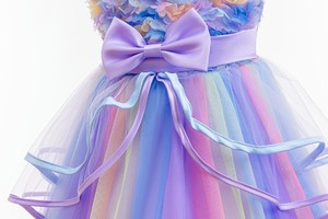 Vestido de Tutú de <span class=keywords><strong>Unicornio</strong></span> para Niñas, Vestido de <span class=keywords><strong>Princesa</strong></span> Arcoíris para Fiesta de Cumpleaños, Disfraz de <span class=keywords><strong>Unicornio</strong></span> para Halloween - Product Image 5
