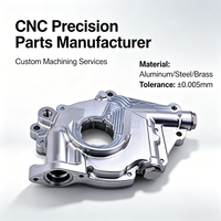 Pompe à huile de moteur en acier inoxydable usinée CNC sur mesure, utilisée pour les pièces automobiles, couvercle latéral usiné, duplex usiné