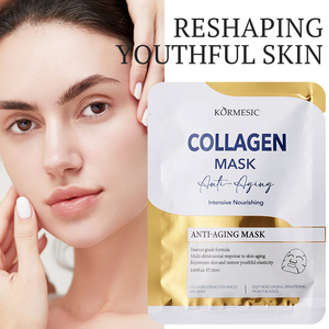 OEM Private Label Whitening High Quality Deep Moisturizing Sheet Collagen Facial Mask Beauty Skin Care Facial - Product Image 4