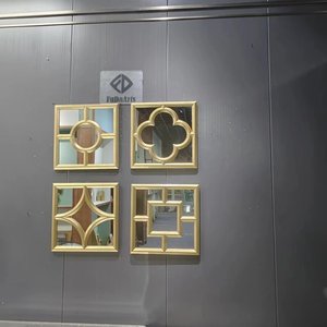 Espejo Decorativo Retro de Estilo Europeo de 40x40cm, Combinación para Porche, Pasillo, Restaurante, Decoración de Pared, Envío Directo DDP - Product Image 3