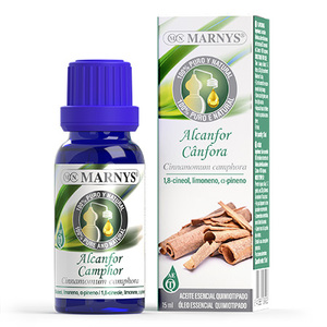 Marnys Alcanfor Canfora 15 ml Olio Essenziale Puro Aromaterapico per Sollievo da Piccoli Soffitti Stagionali - Product Image 1