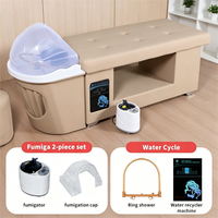 Table de lavage de cheveux et de massage pour salon de beauté, électrique, réglable, pliable, avec LED, pour spa capillaire, modèle traditionnel d'usine