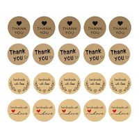 Autocollants de remerciement personnalisés avec un design élégant, étiquettes d'emballage autocollantes, parfaites pour les emballages cadeaux, la reconnaissance des clients
