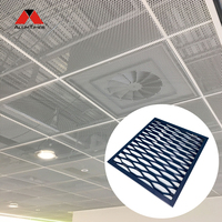 Panneaux en maille d'aluminium décoratifs Alumtimes, panneaux en maille métallique expansée, revêtement de façade en maille métallique, panneaux en maille métallique pour l'extérieur des bâtiments