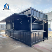 Magasin conteneur extensible RELYANCE, restaurant préfabriqué moderne, maison commerciale mobile, installation rapide