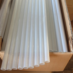 Thành Công Nhiệt Độ Cao Đánh Bóng Tùy Chỉnh Đục Thạch Anh Ống Thạch Anh Ống Độ Tinh Khiết Màu Trắng Sữa Silica Thạch Anh Ống - Product Image 4