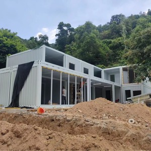 บ้านสำนักงานคอนเทนเนอร์ดัดแปลง ดีไซน์อุตสาหกรรม รูปทรงสี่เหลี่ยมผืนผ้า ความหนามาตรฐาน ติดตั้งนอกสถานที่ โซลูชั่นครบวงจร - Product Image 3