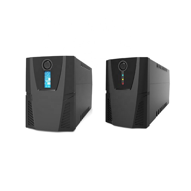 SVC UPS Power Supply Manufacturer New Design 1200VA 720W UPS 12V 7AH Batteries Metal Offline 1.2KVA UPS Power Supply Computer