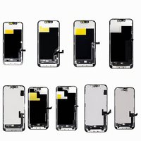 Layar LCD HP In-cell Pabrikasi, Perakitan Layar Pengganti untuk iPhone 8Plus X XR XS Max 11 12 13 14 15 16 17 Pro Max