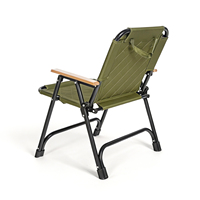 Chaise pliante renforcée capable de supporter 150 kilogrammes avec un diamètre de tube épaissi, nouvelle chaise de camping de loisirs en plein air