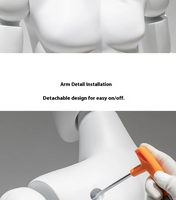 Maniquí de Exhibición para Ropa Deportiva, Torso de Fibra de Vidrio, Figura de Hombre/Mujer/Robot con Articulaciones Móviles