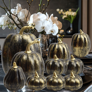 New Product Festive Halloween Pumpkin Artificial Pumpkins for Fall Season for Thanksgiving Tabletop Decoration - Product Image 3