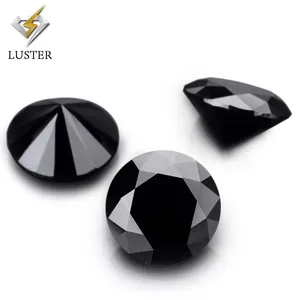 Hochwertiger Großhandels preis Vvs1 Round Brilliant Cut Edelstein Vvs Moissan ite Diamond Black Moissan ite