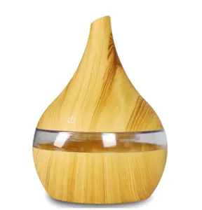 Home Mini Electric Wood Grain Fragrance Ultrasonic Aromatherapy Led Color Changing Air Humidifier Aroma Essential Oil Diffuser